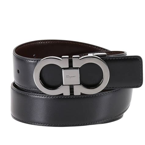 salvatore ferragamo belt men black.